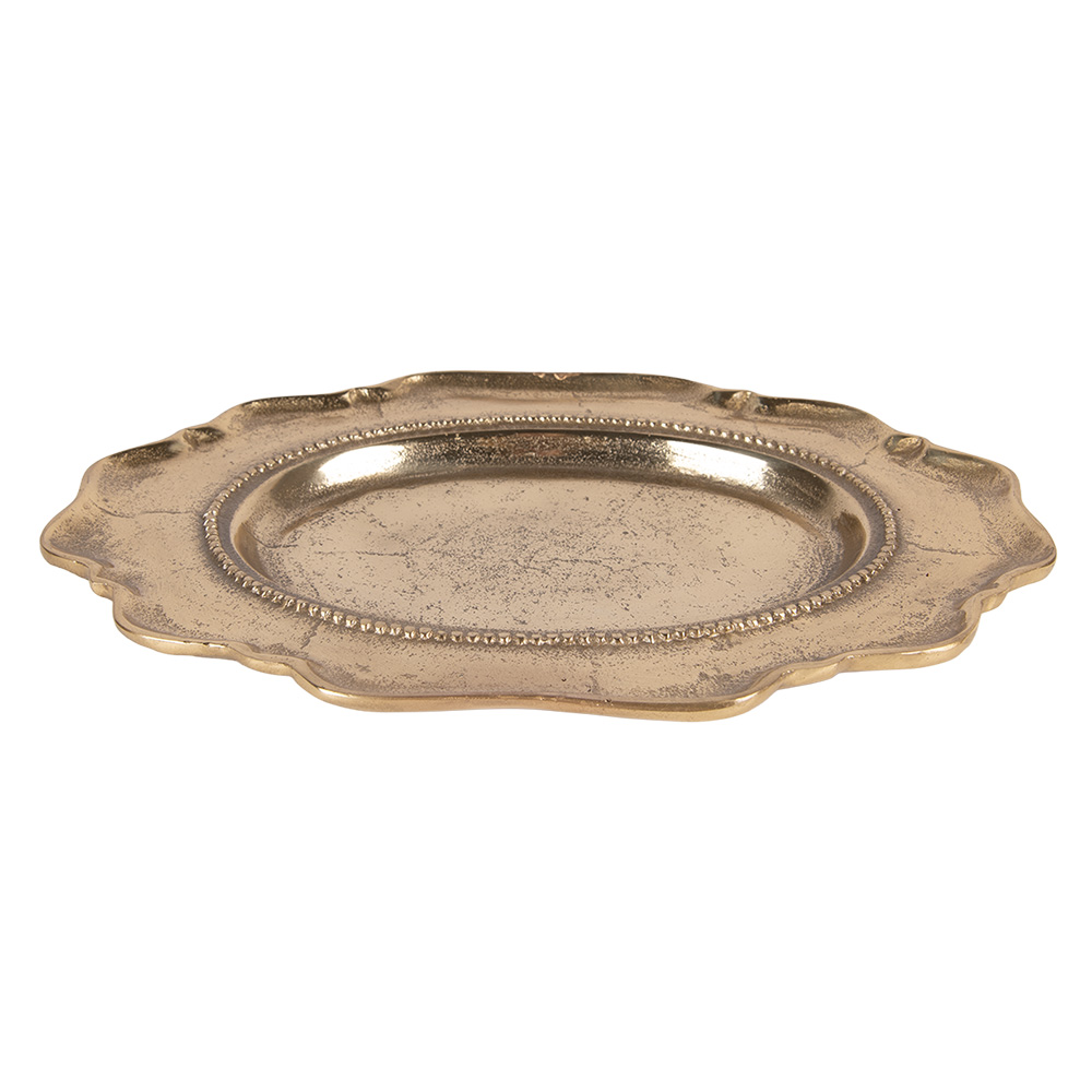 [6AL0082] Decoratieve schaal 31x22x3 cm