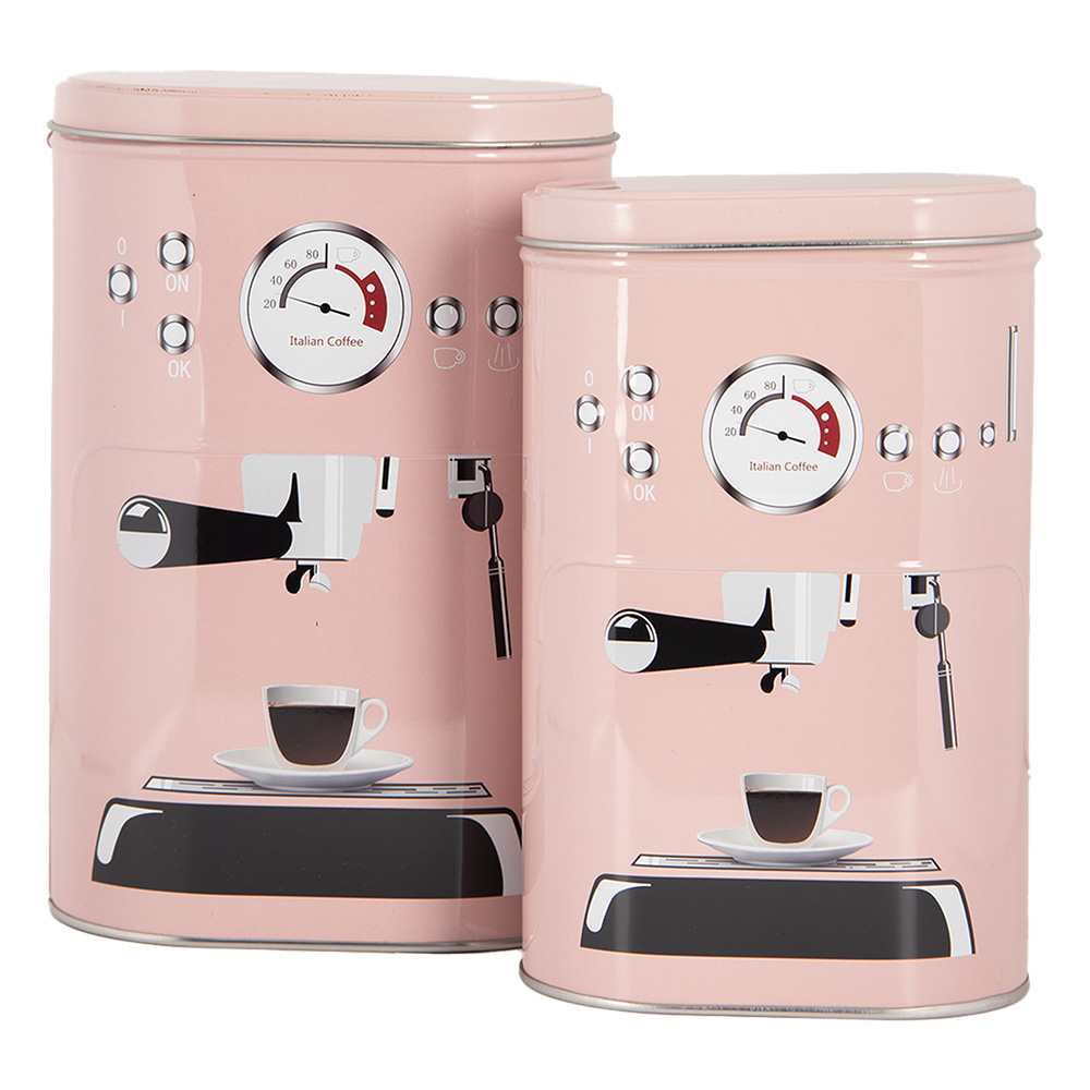 [6BL0142] Opbergdoos (2) 20x13x9 / 18x11x7 cm