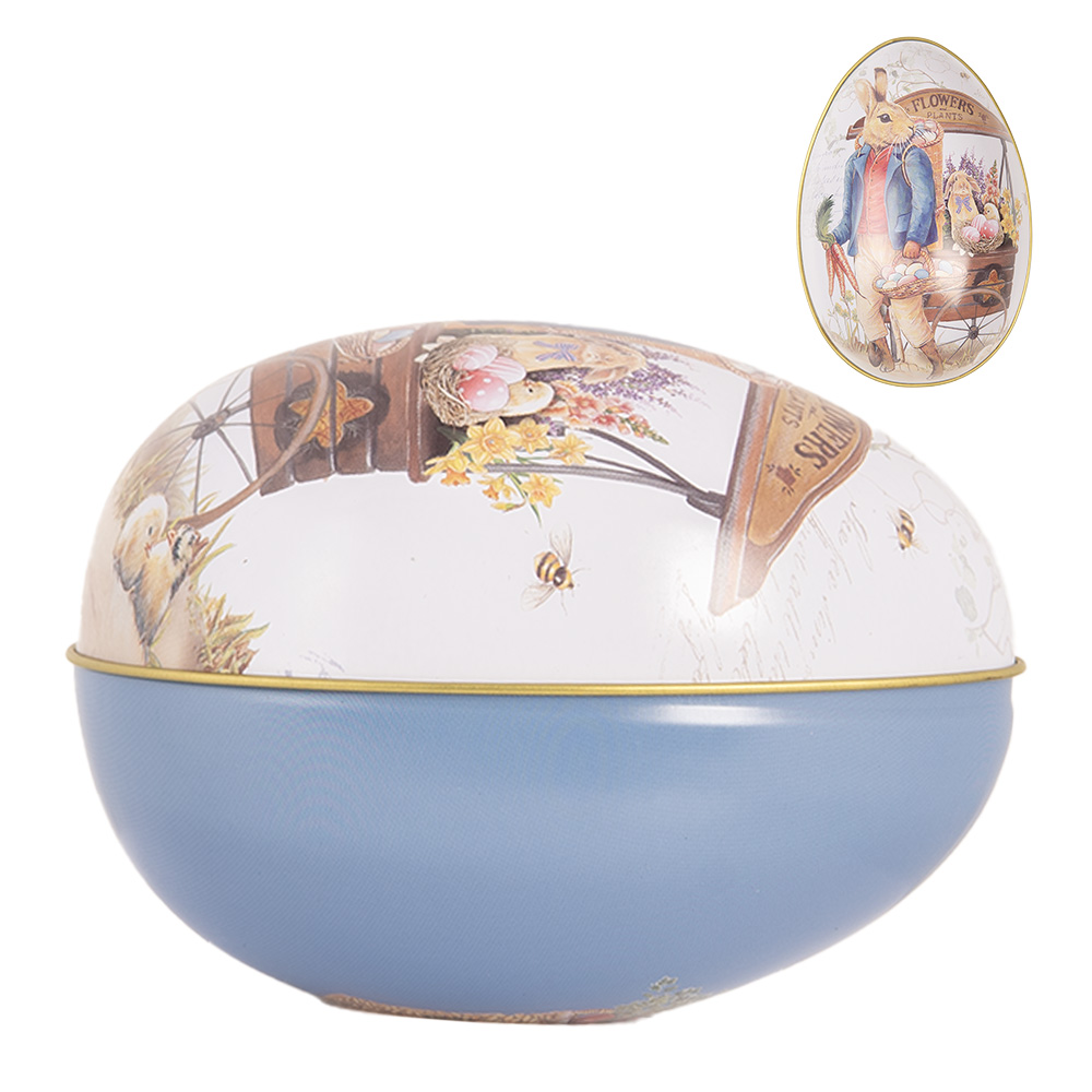 [6BL0144] Decoratie ei 8x13x8 cm