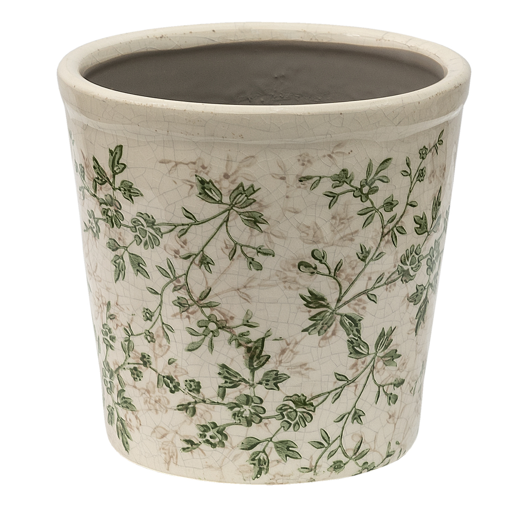 [6CE1457L] Decoratie bloempot Ø 16x16 cm