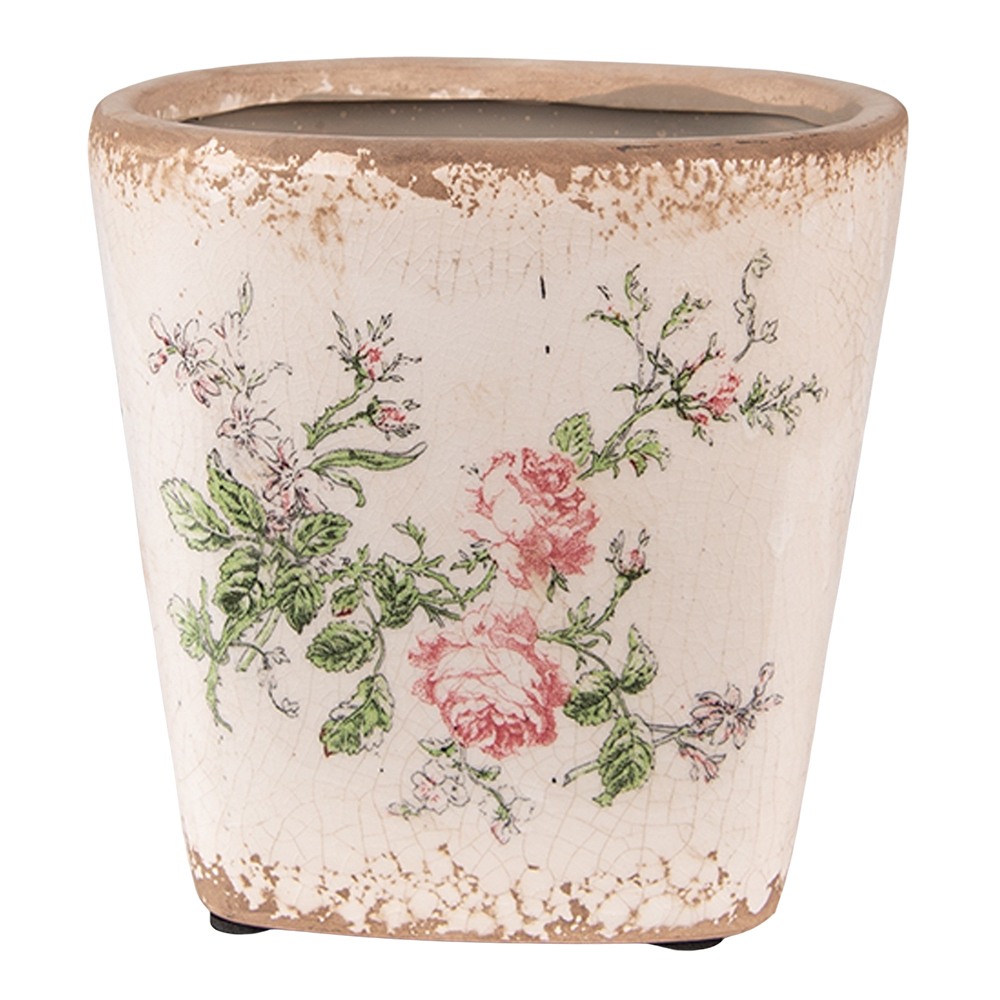 [6CE1540S] Decoratie bloempot 13x13x12 cm