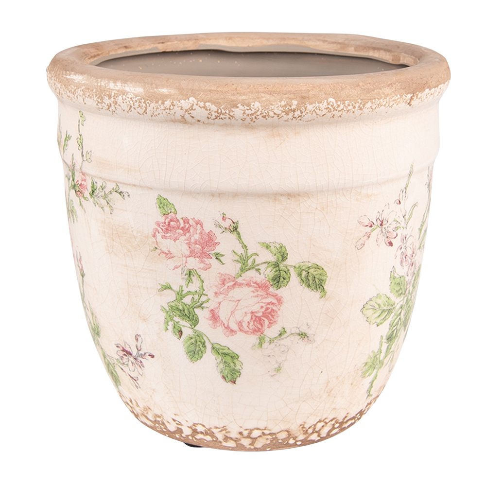 [6CE1541L] Decoratie bloempot Ø 18x17 cm
