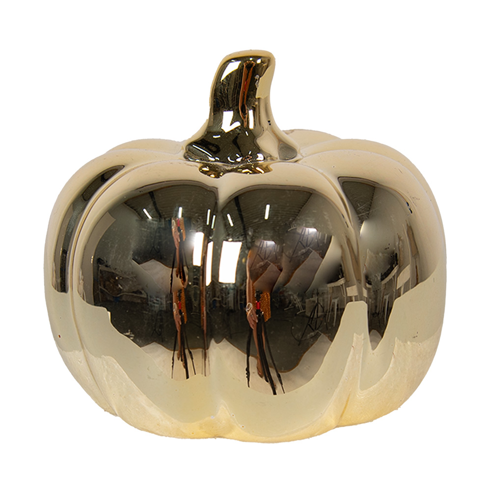 [6CE1595] Decoratie pompoen Ø 9x8 cm