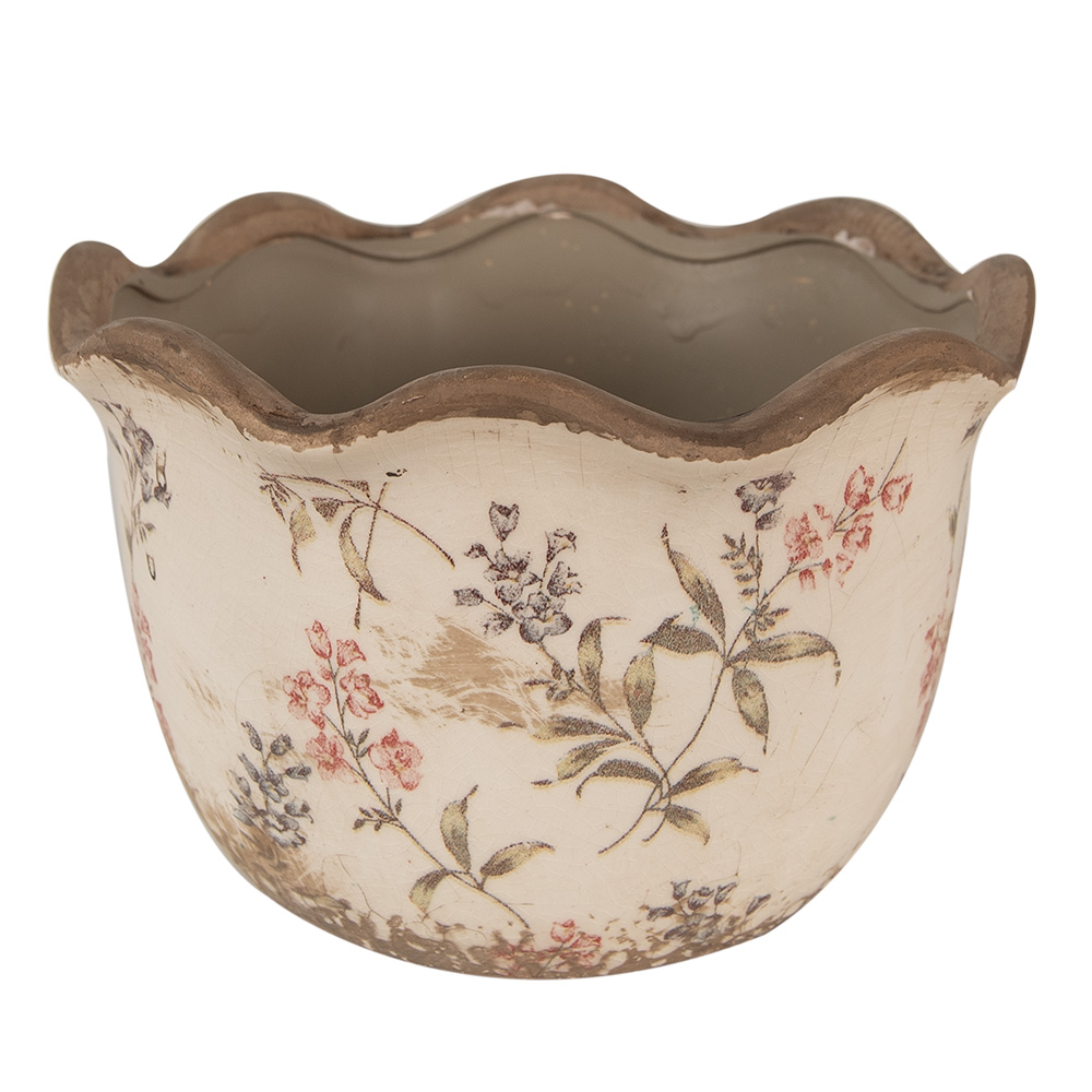[6CE1617L] Decoratie bloempot Ø 20x13 cm