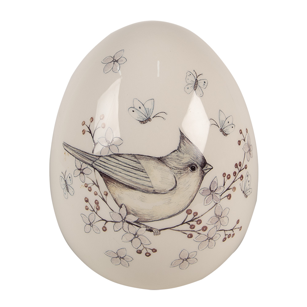 [6CE1674] Decoratie ei Ø 13x16 cm