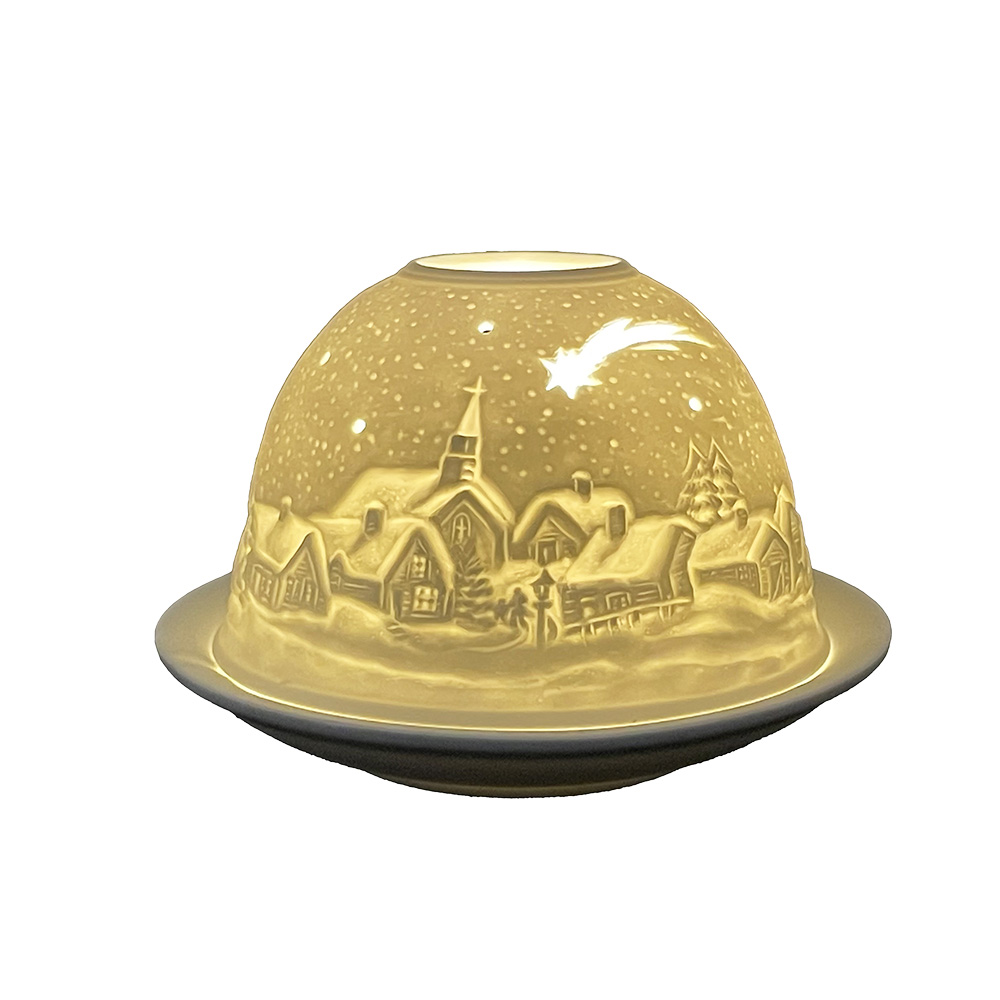 [6CE1819] Waxinelichthouder Ø 12x8 cm