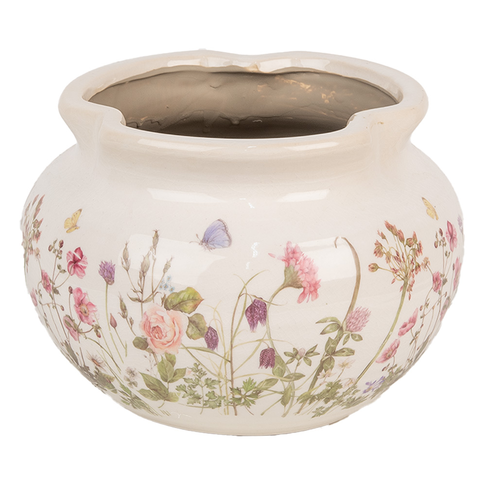 [6CE1944L] Decoratie bloempot Ø 23x16 cm