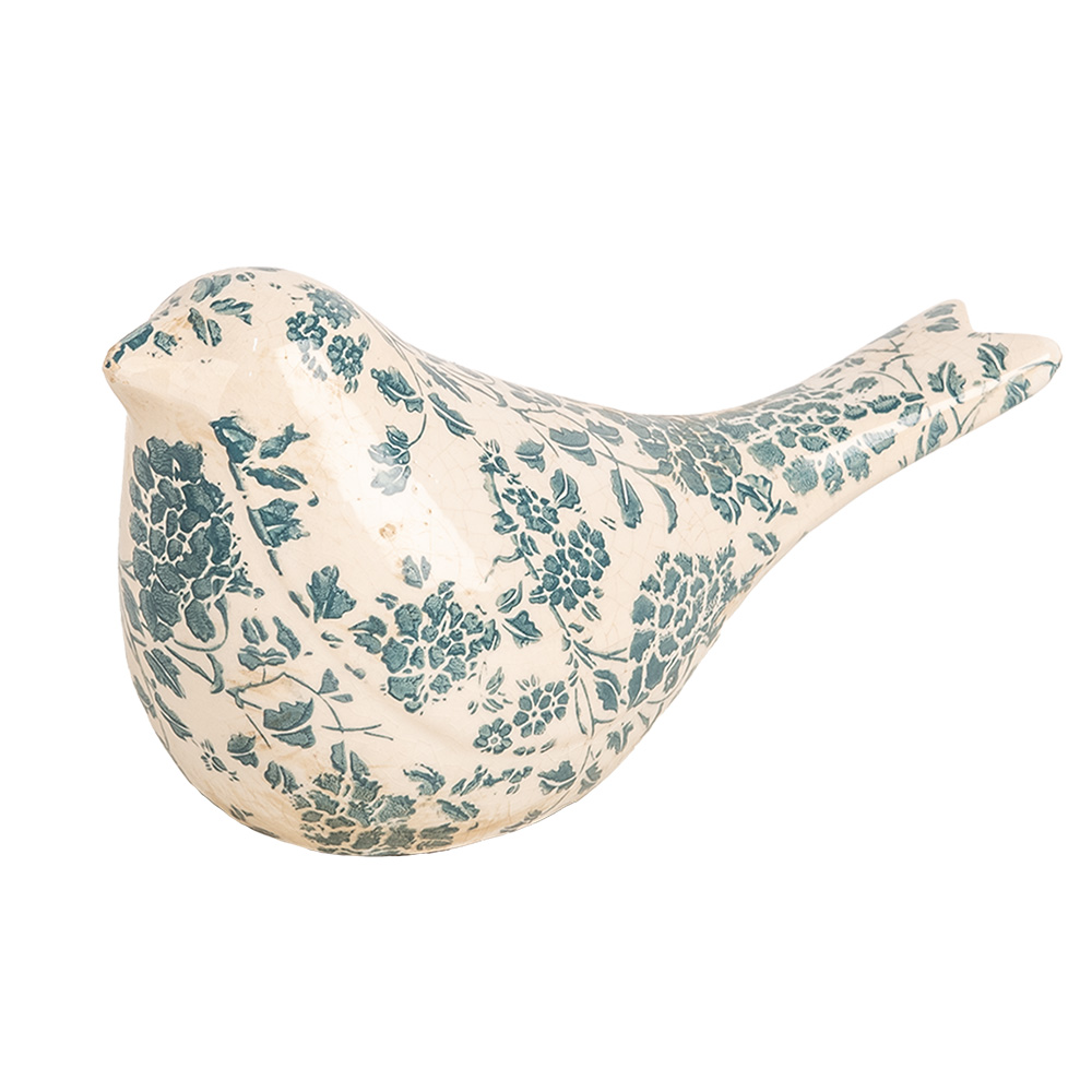 [6CE1950M] Decoratie vogel 22x9x12 cm