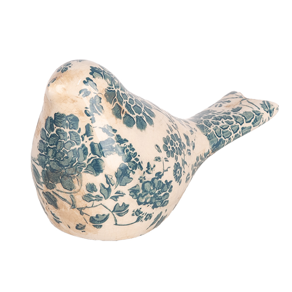 [6CE1950S] Decoratie vogel 16x7x9 cm