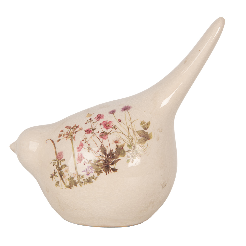 Decoratie vogel 17x11x18 cm