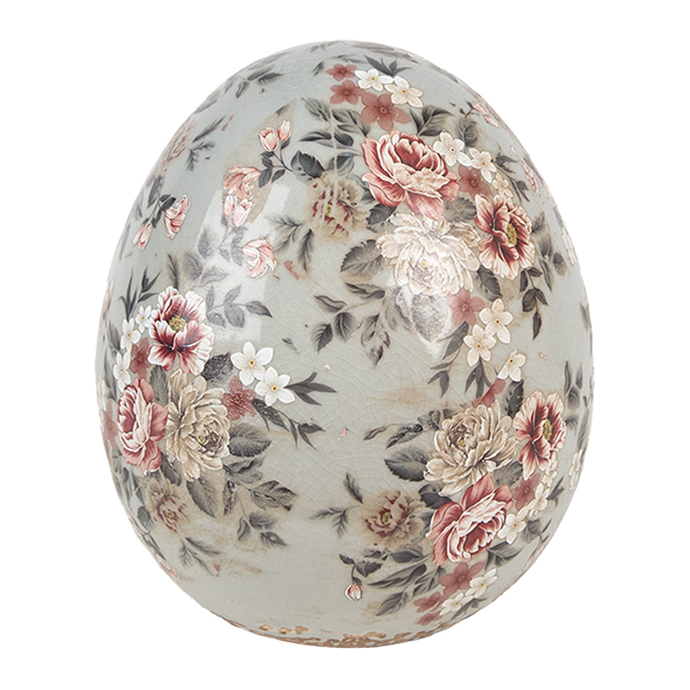 [6CE1972L] Decoratie ei Ø 14x16 cm