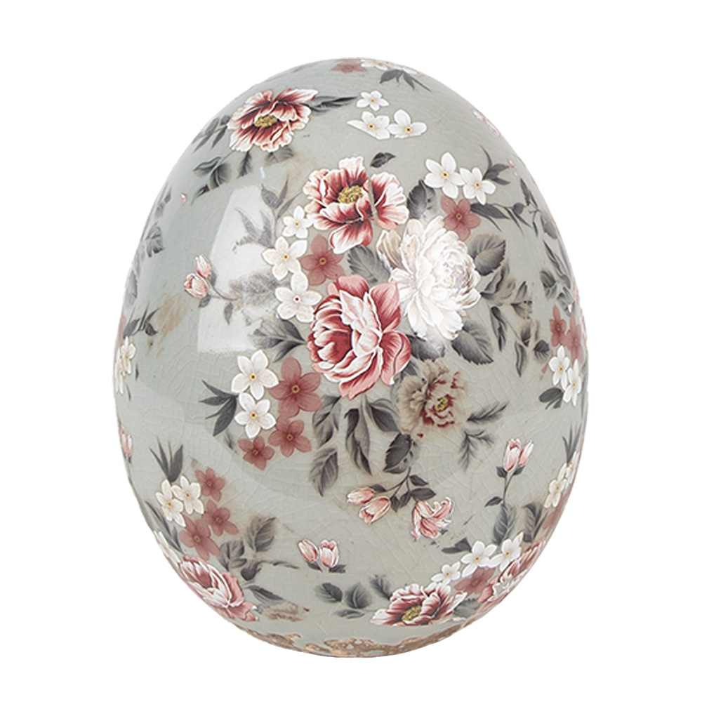 [6CE1972M] Decoratie ei Ø 10x12 cm