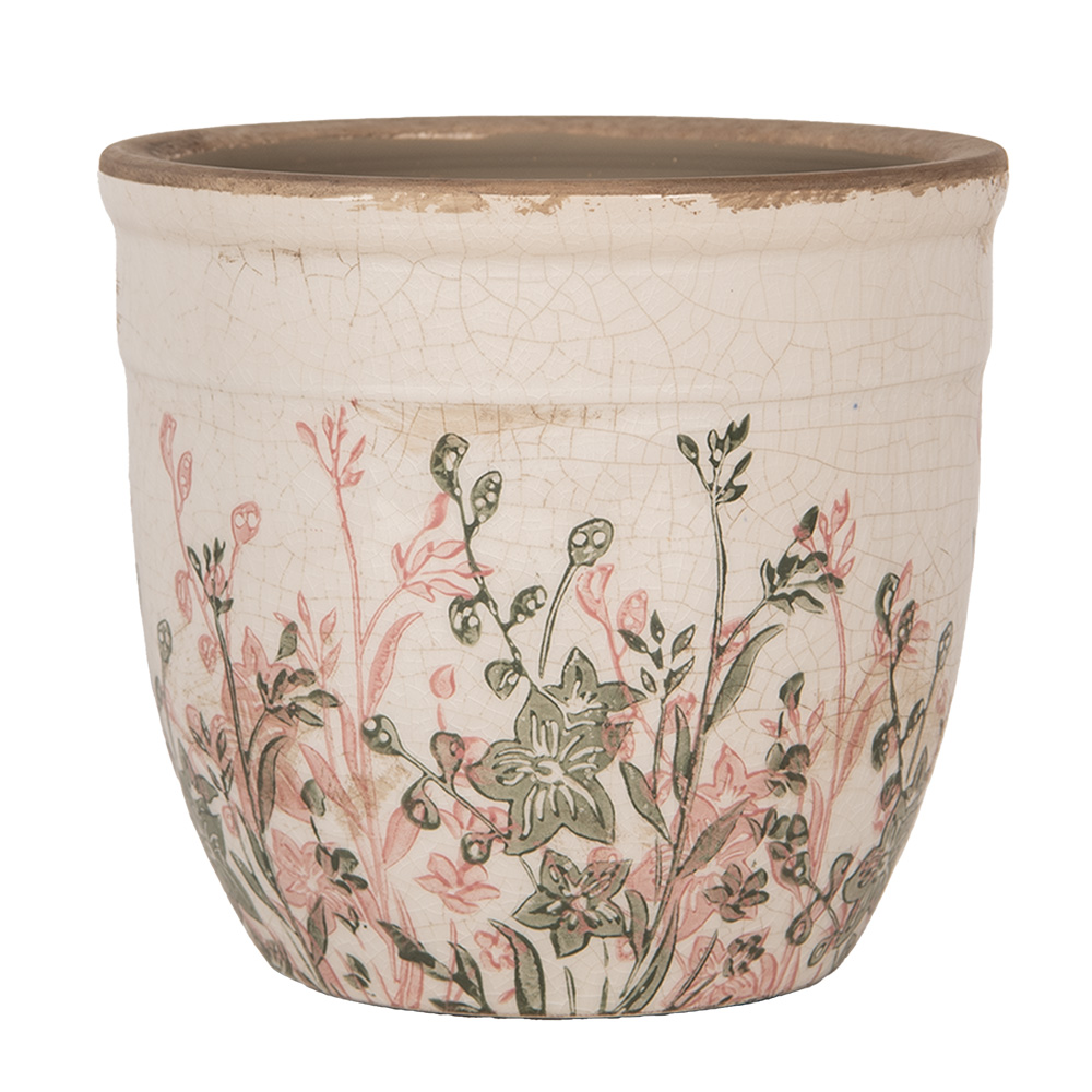 [6CE1974M] Decoratie bloempot Ø 16x14 cm