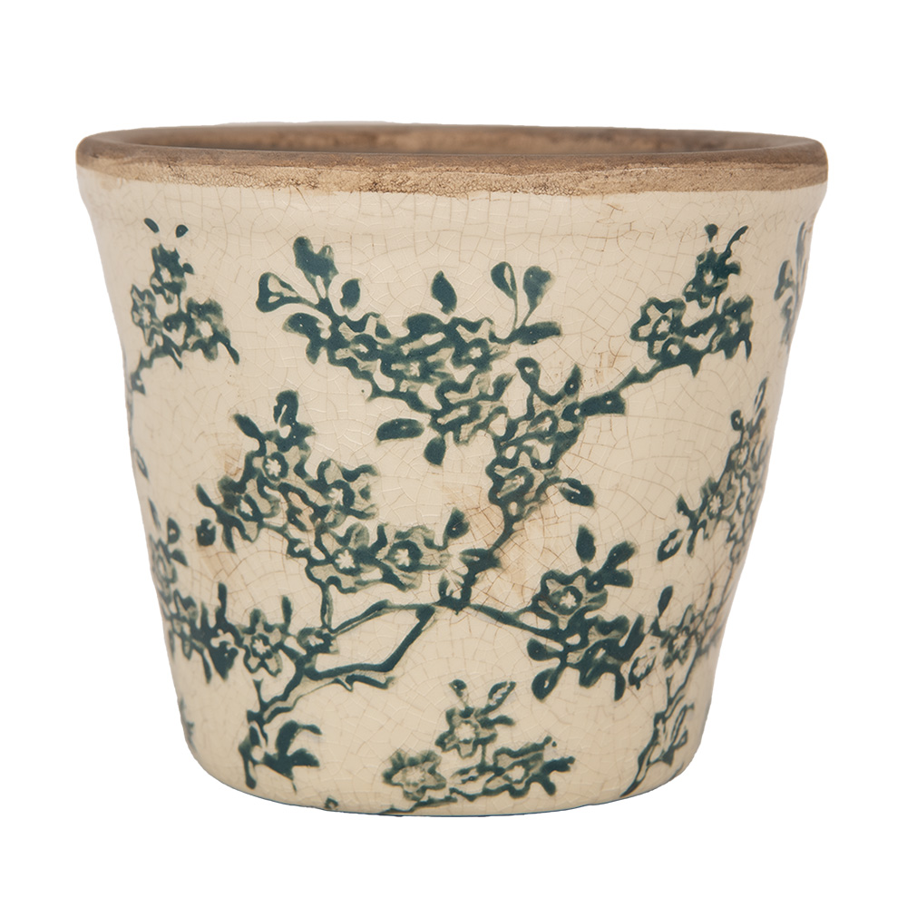 [6CE1976S] Decoratie bloempot Ø 12x11 cm