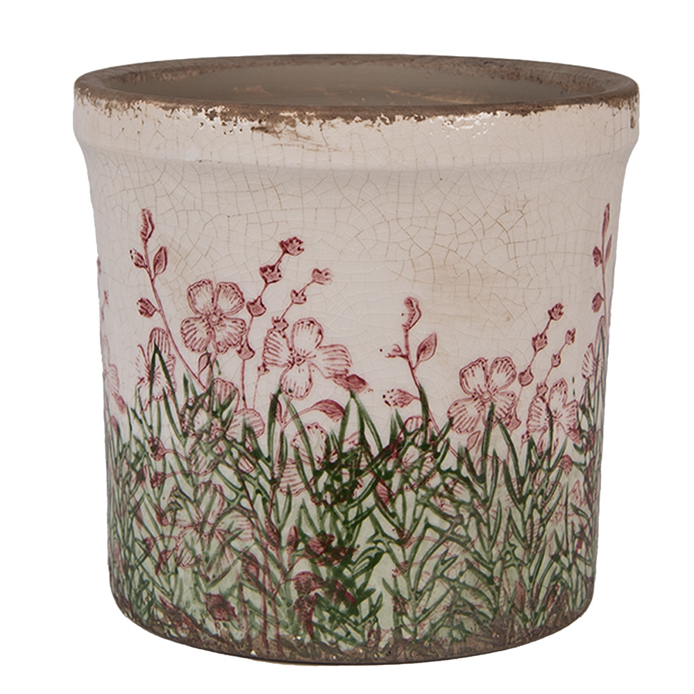 Decoratie bloempot Ø 15x14 cm