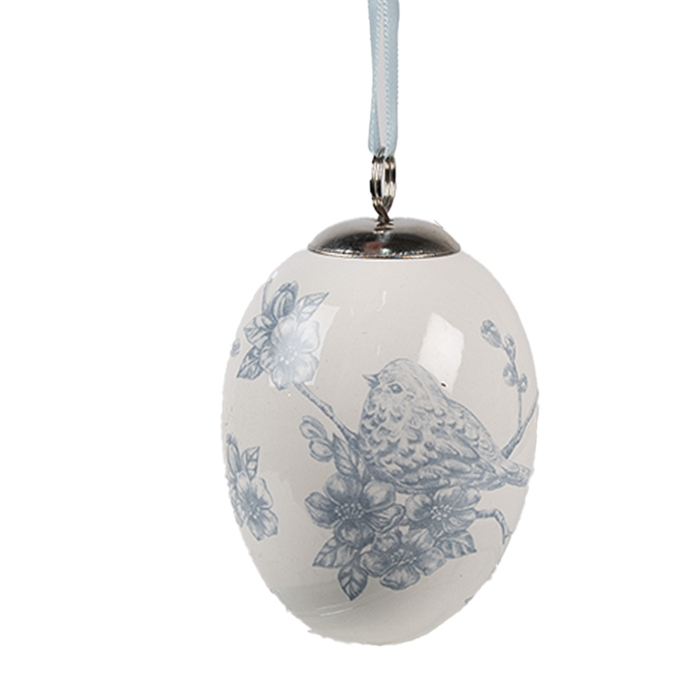 [6CE2034] Decoratie hanger ei Ø 6x8 cm