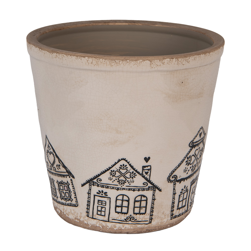 [6CE2123XL] Decoratie bloempot Ø 21x20 cm