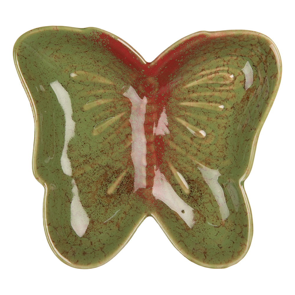 [6CE2152] Schaaltje vlinder 14x13x2 cm