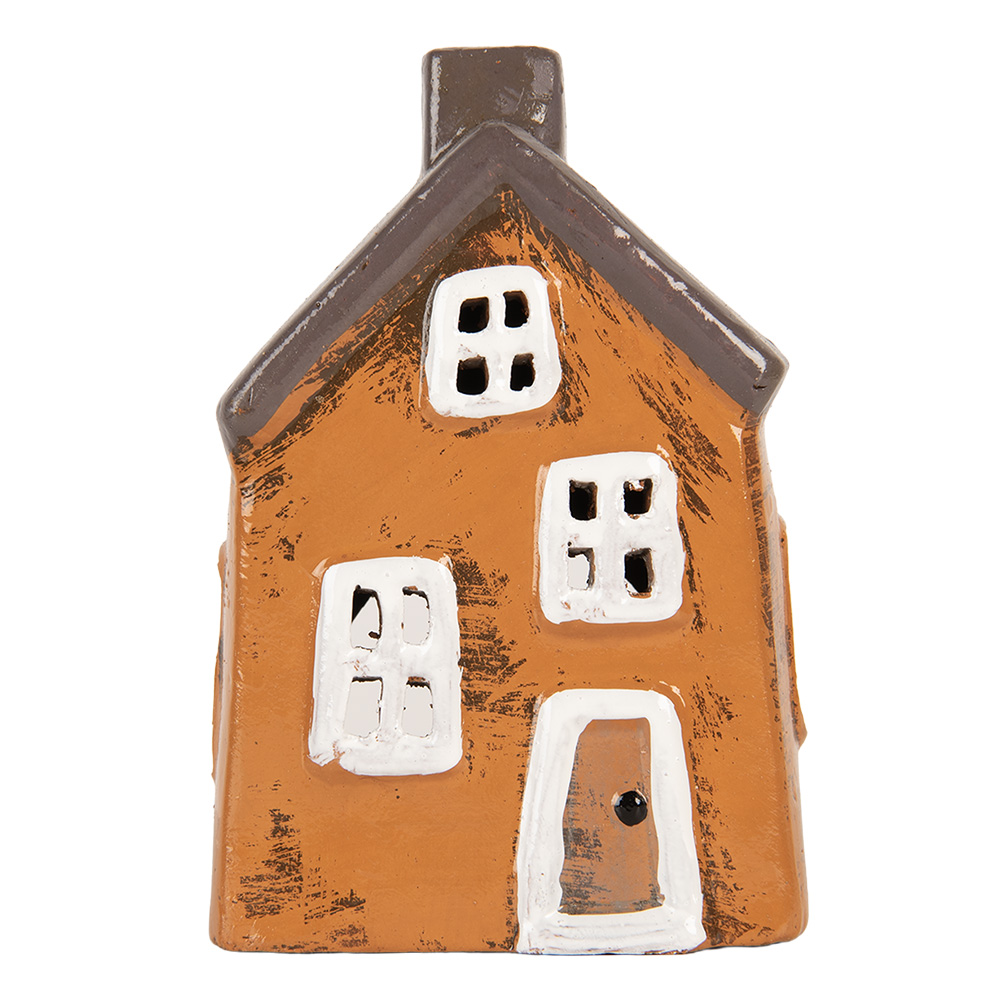 [6CE2193] Decoratie huisje 9x7x13 cm