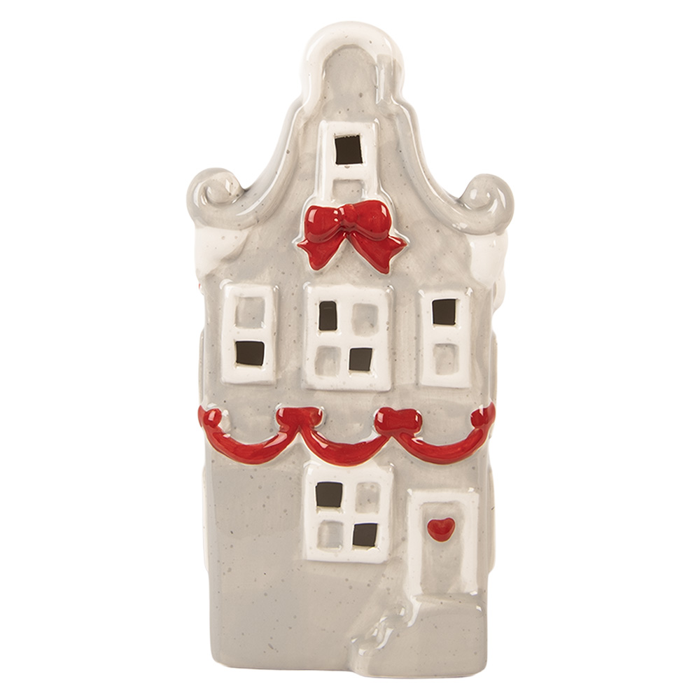 [6CE2219G] Decoratie huisje  LED 11x9x22 cm