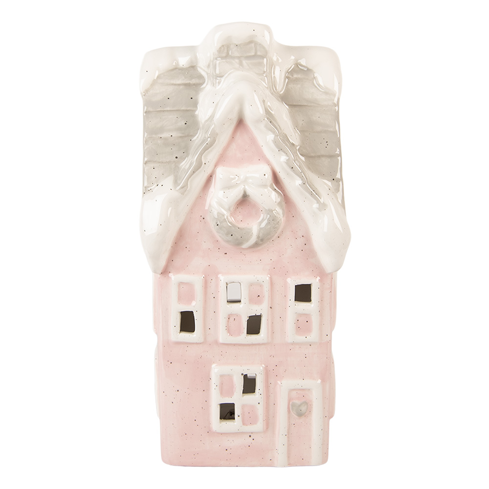 [6CE2220P] Decoratie huisje LED 11x10x24 cm