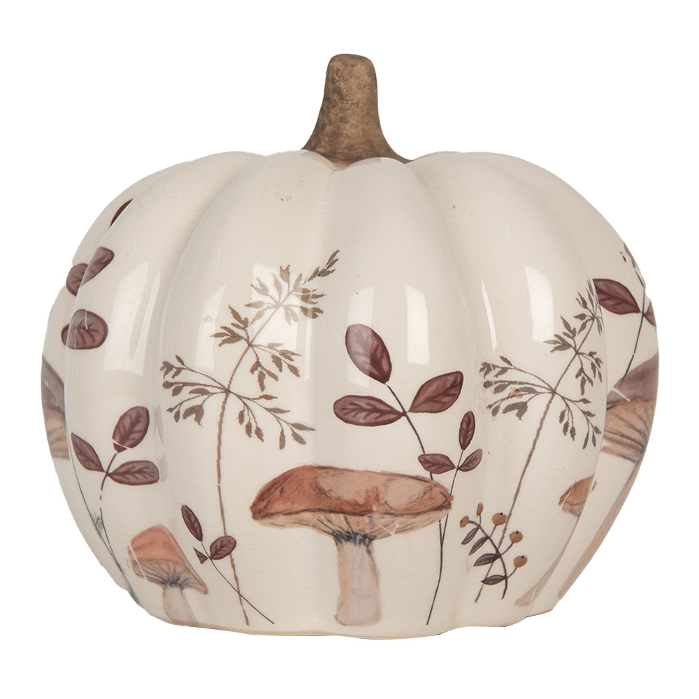 Decoratie pompoen Ø 14x13 cm