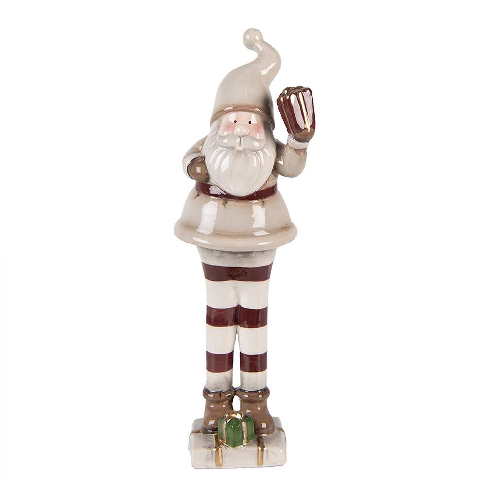 Decoratie kerstman 8x7x23 cm
