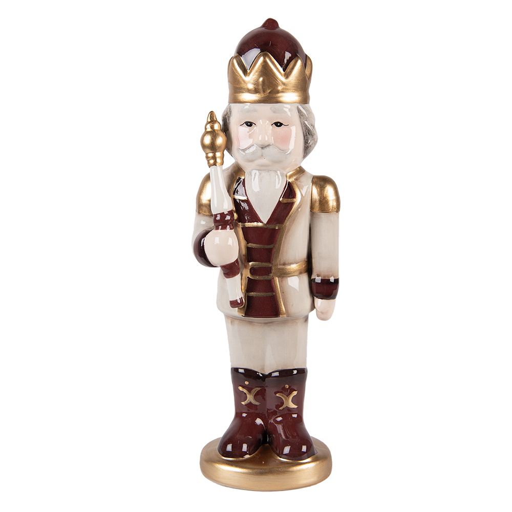 [6CE2259] Decoratie notenkraker 9x7x26 cm