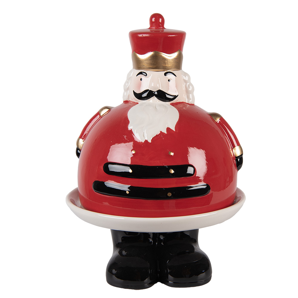 [6CE2267] Decoratie schaaltje met deksel Ø 17x25 cm