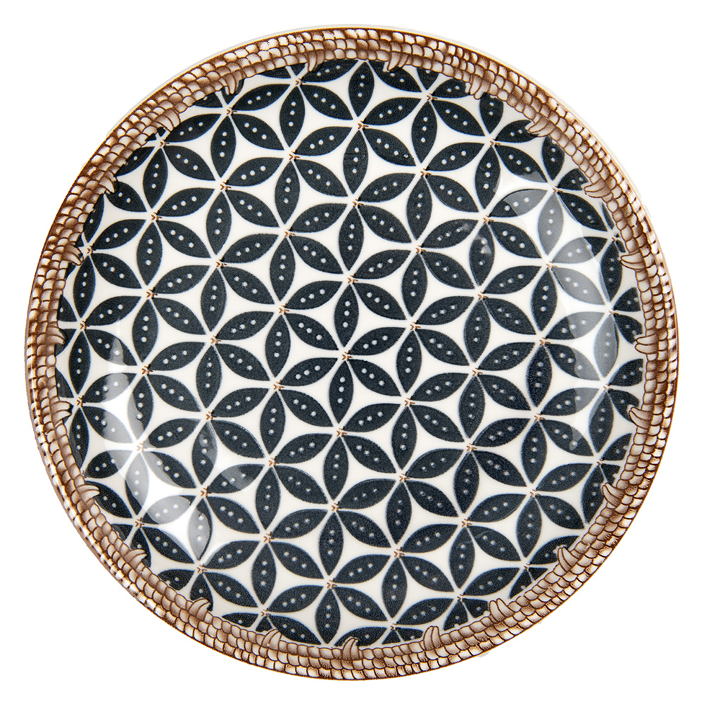 [6CEDP0168] Klein bord Ø 21x3 cm