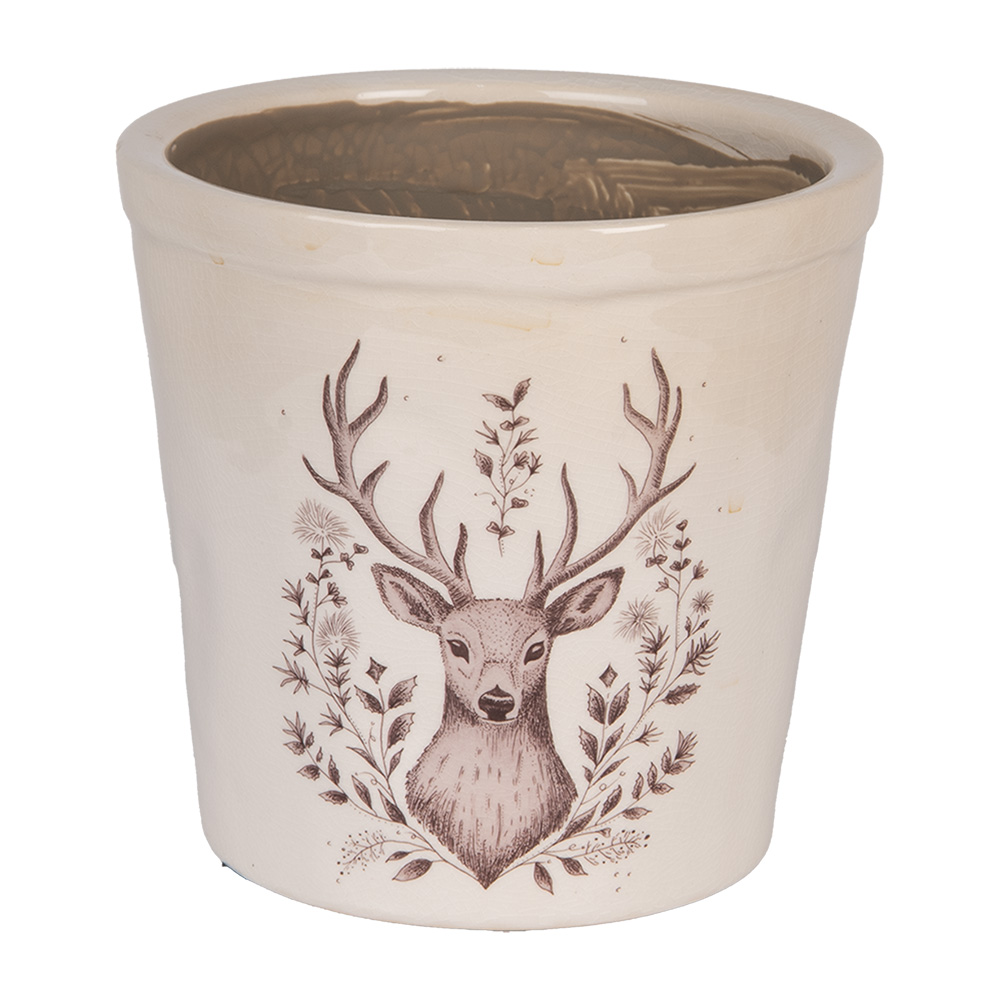 Decoratie bloempot Ø 17x16 cm