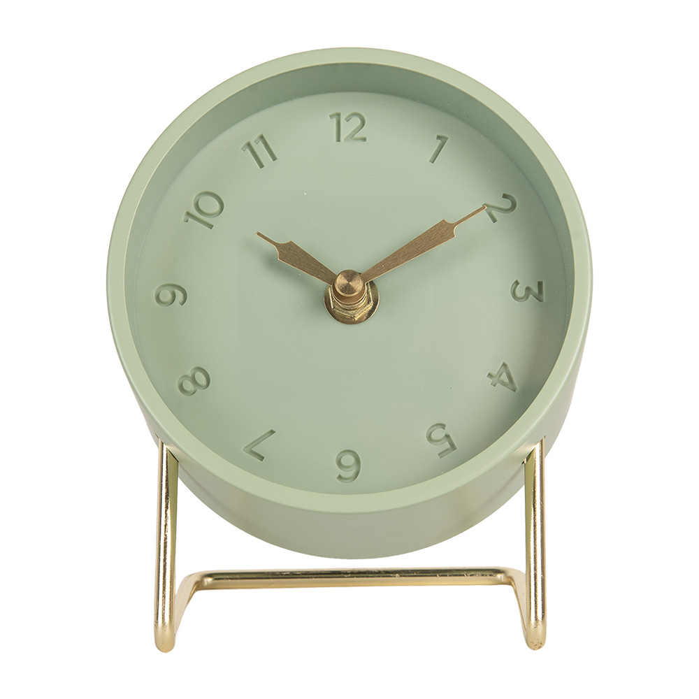 Tafelklok 12x11x15 cm / 1xAA