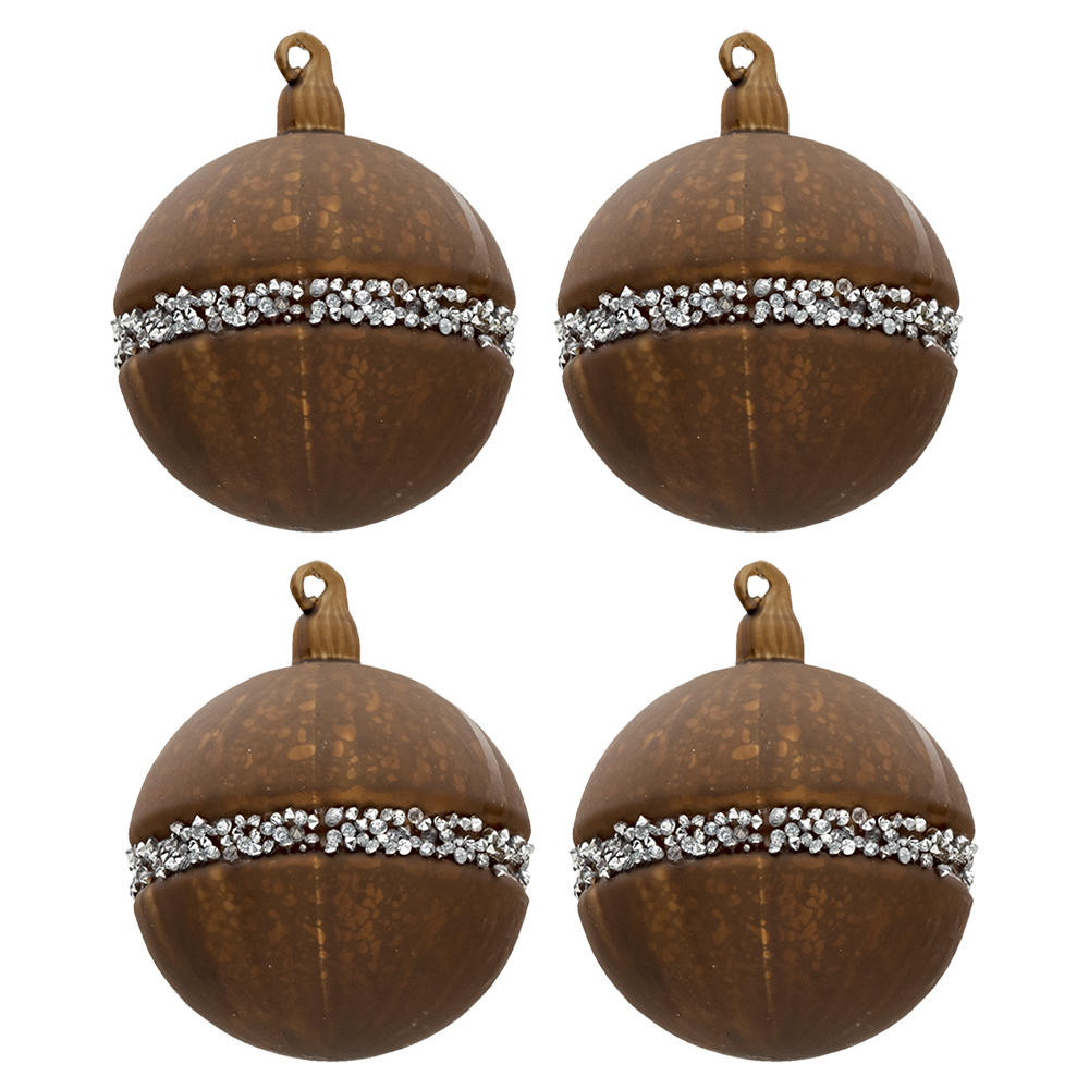 [6GL3271] Doos kerstballen Ø 8x8 cm (set 4)