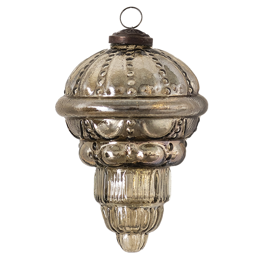 [6GL3652] Kerstbal Ø 8x13 cm