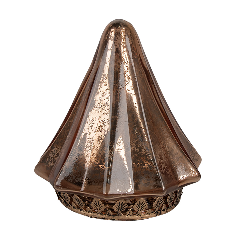 Decoratie kerstboom met LED Ø 14x16 cm / 2xAAA