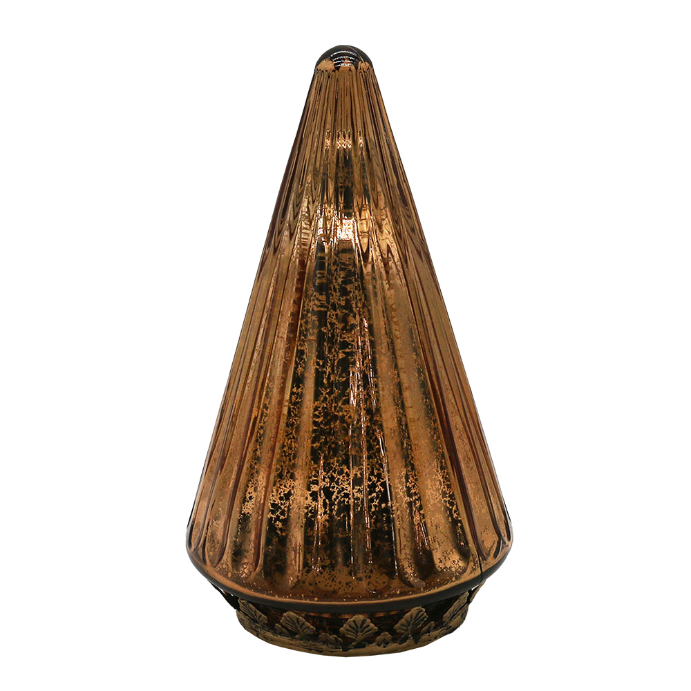 Decoratie kerstboom met LED Ø 11x19 cm