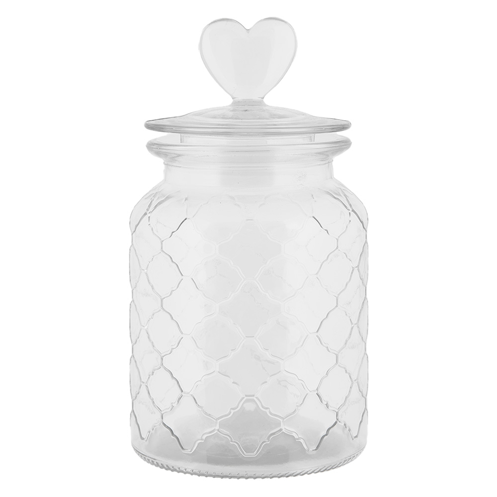 Voorraadpot met deksel Ø 11x20 cm