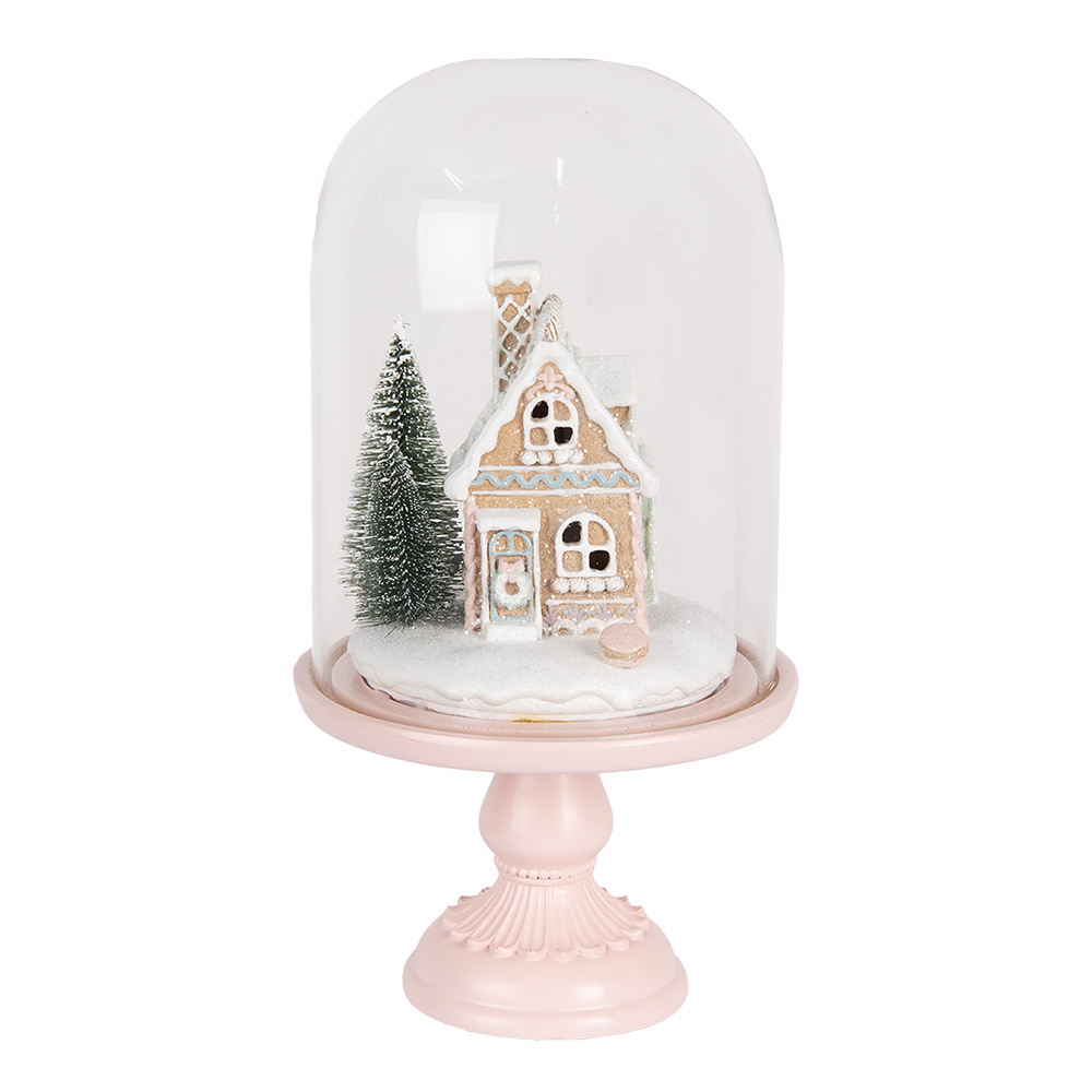 Stolp met decoratie LED Ø 17x30 cm / 2xAAA