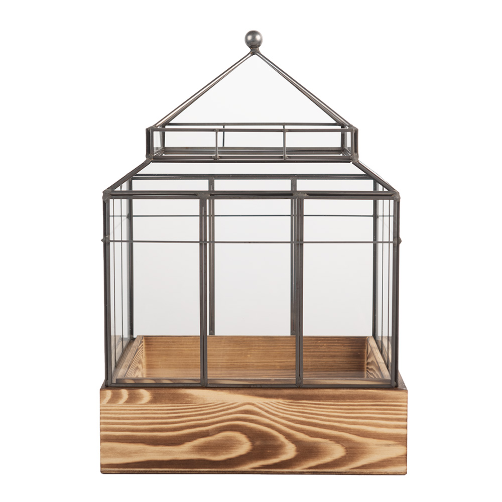 [6GL5362] Decoratie kweekkasje 21x21x32 cm