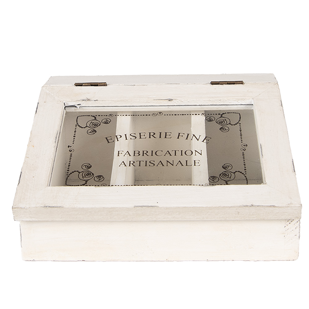 [6H2398] Theedoos 18x16x9 cm