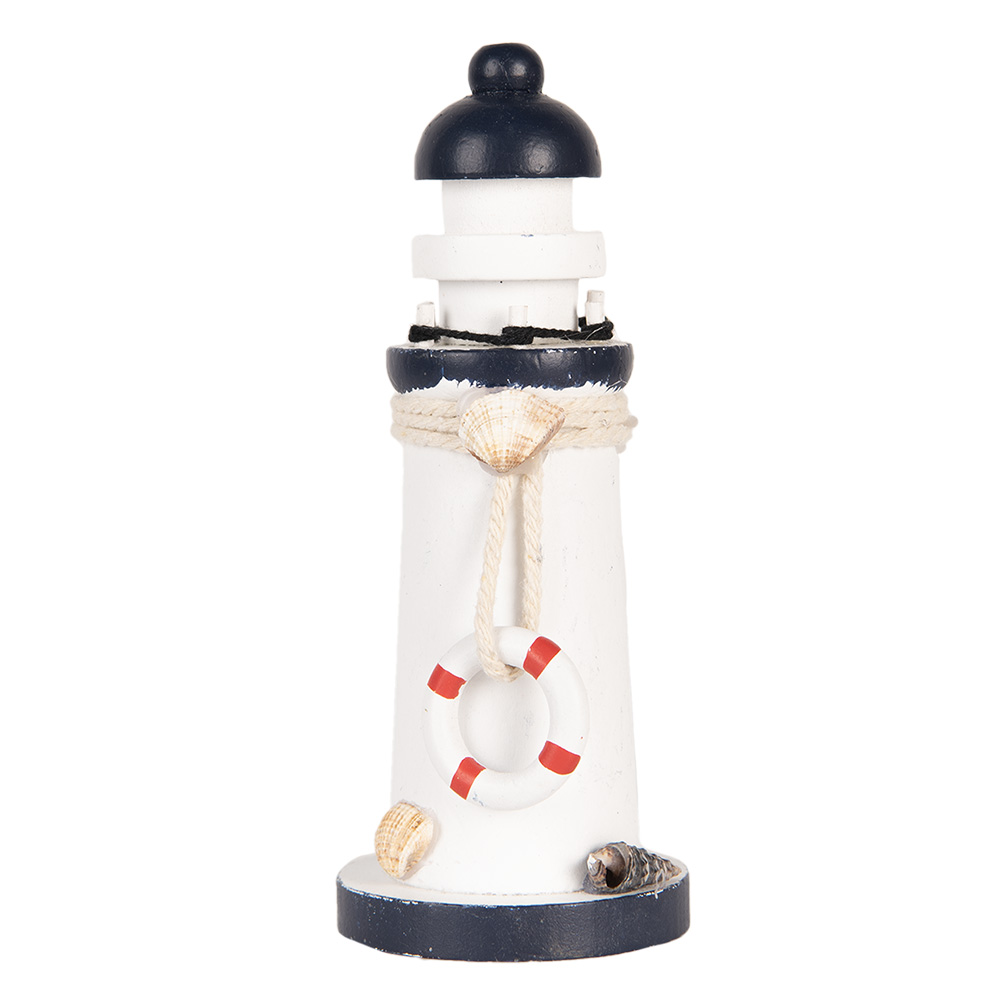 [6H2406] Decoratie vuurtoren Ø 6x15 cm