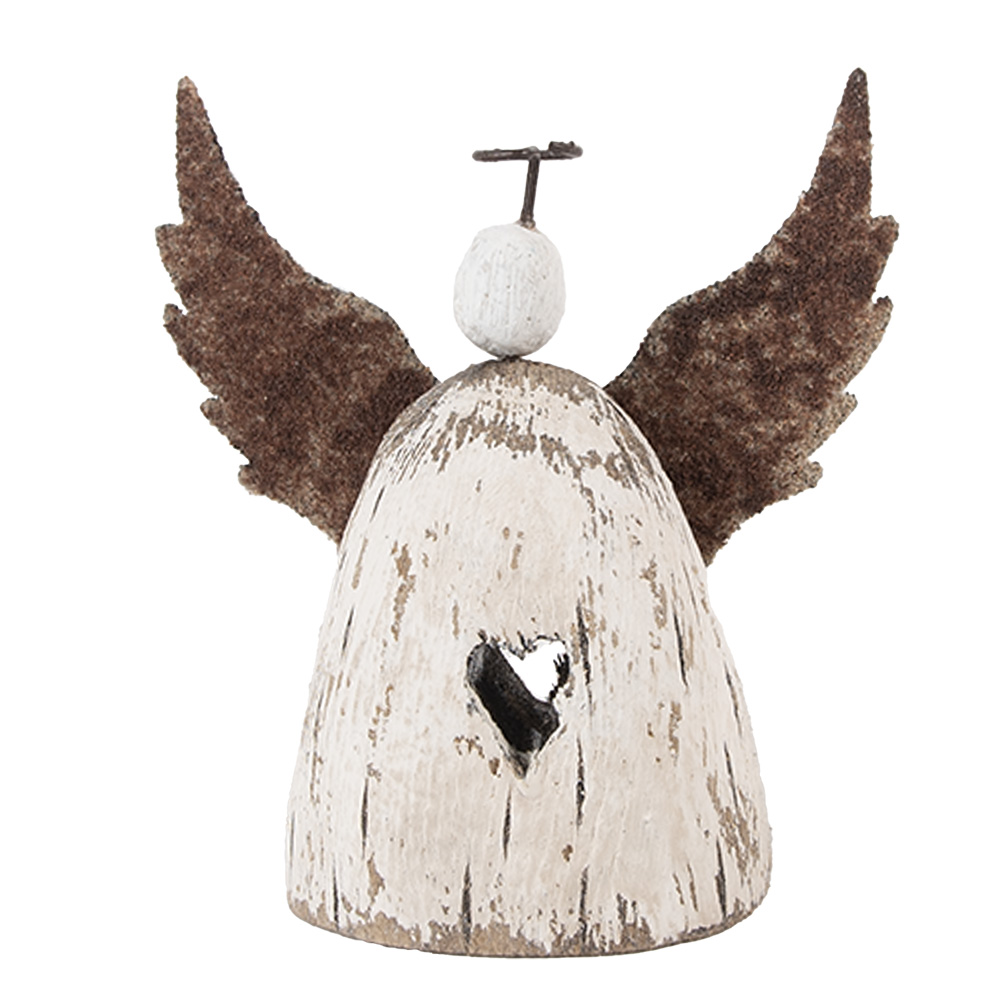 [6H2419S] Decoratie engel 11x5x11 cm