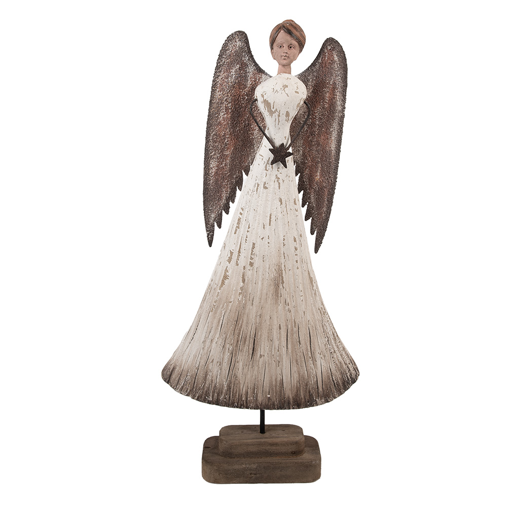 [6H2424] Decoratie engel 19x6x42 cm