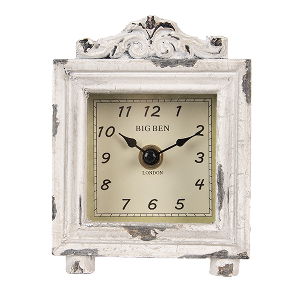 [6KL0832] Tafelklok 10x6x14 cm / 1xAA