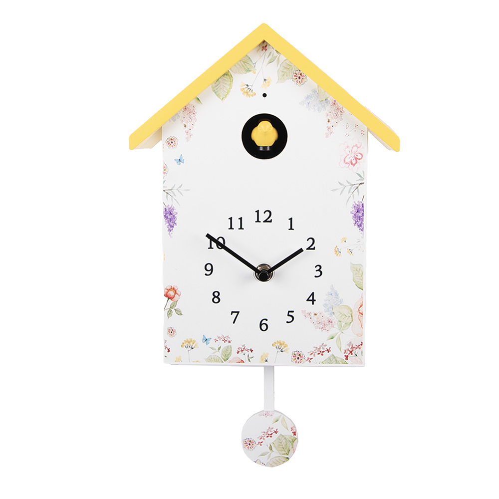 [6KL0839] Wandklok 20x10x26 cm / 3xAA