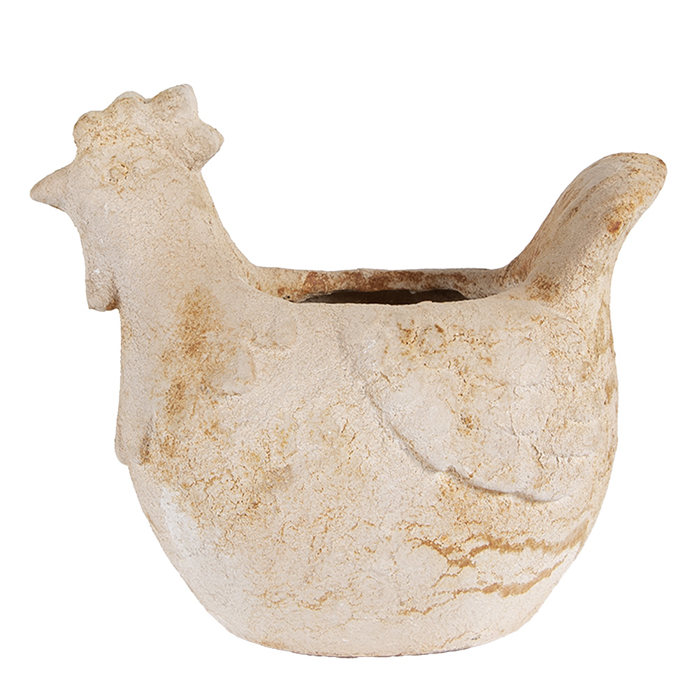 [6MG0108] Decoratie bloempot 31x20x27 cm