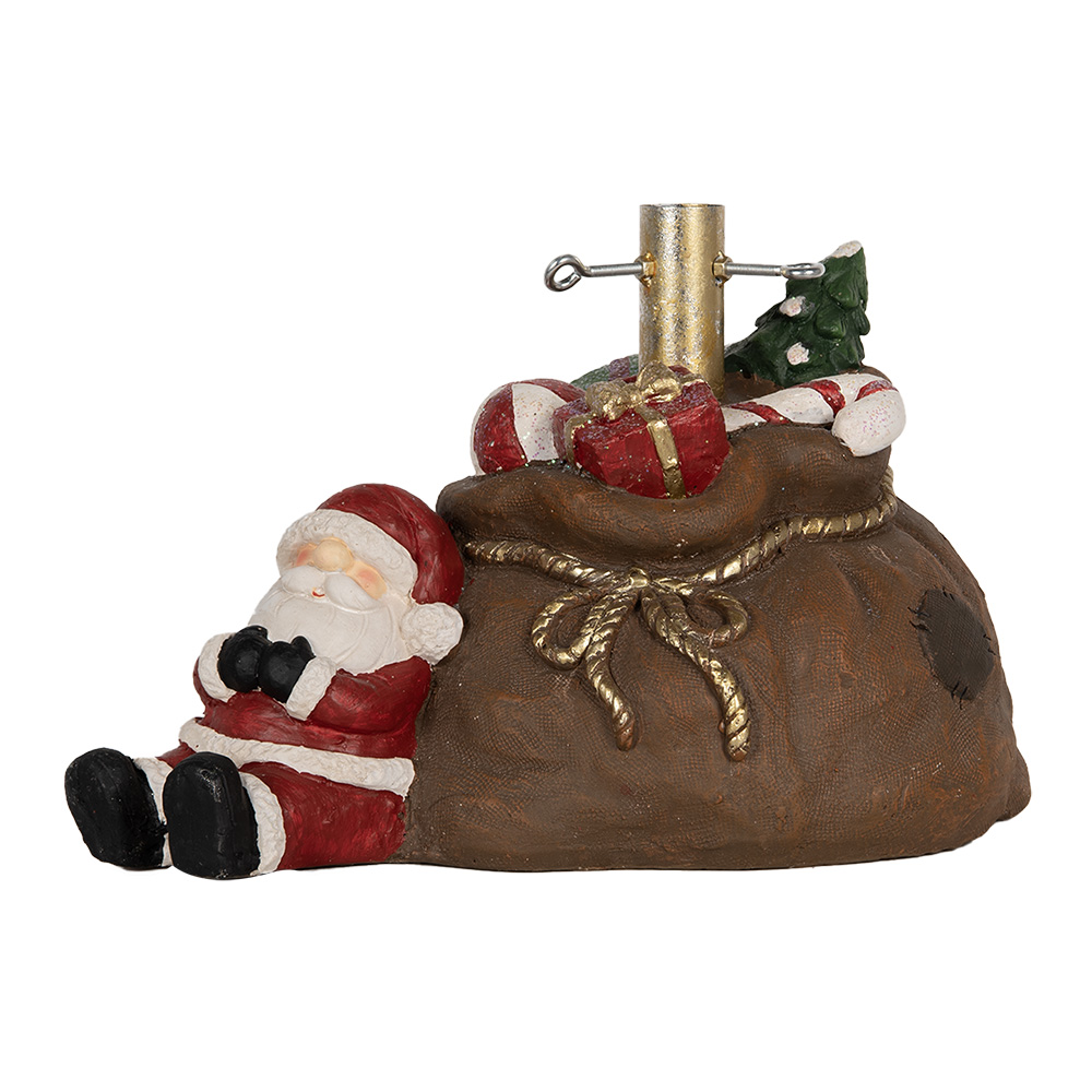 Kerstboom standaard kerstman 46x31x30 cm