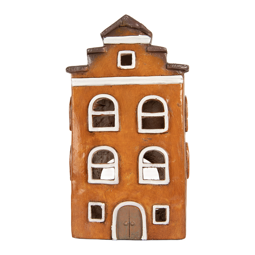 [6MG0124] Decoratie huisje 20x15x34 cm