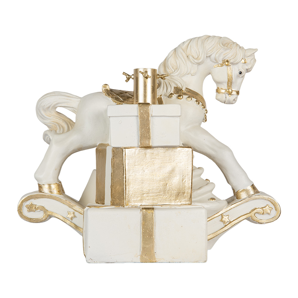 Kerstboom standaard hobbelpaard 47x30x38 cm