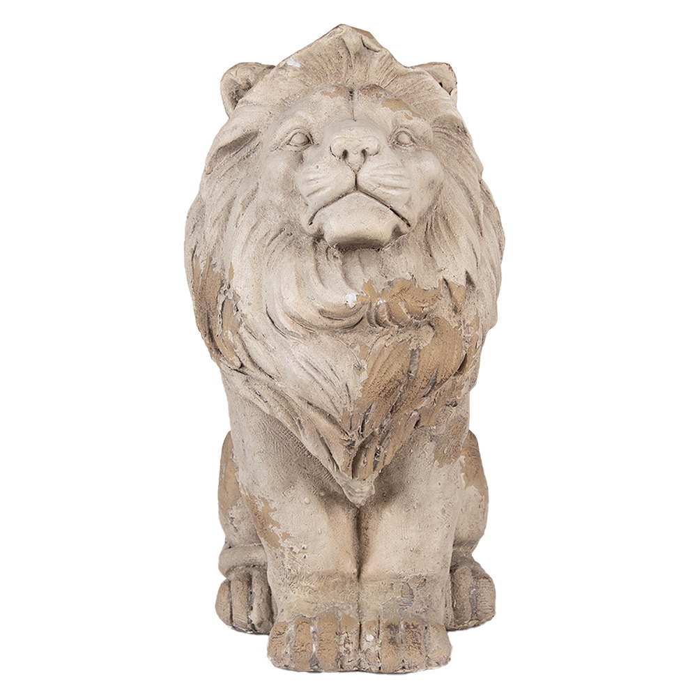 [6MG0135] Decoratie leeuw 31x20x41 cm